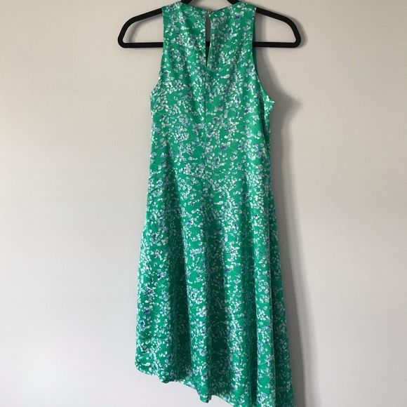 BANANA REPUBLIC RACER NECK ASYMMETRICAL DRESS - Picture 4 of 8